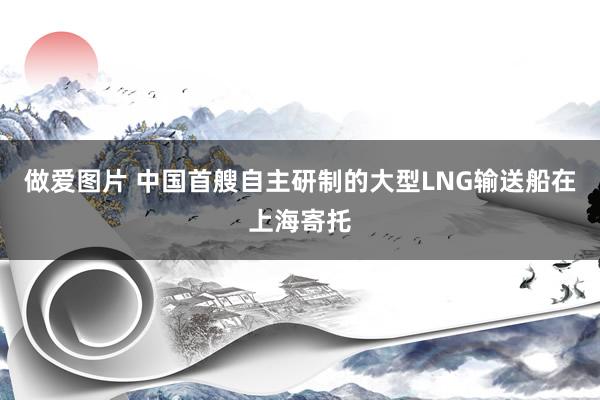 做爱图片 中国首艘自主研制的大型LNG输送船在上海寄托