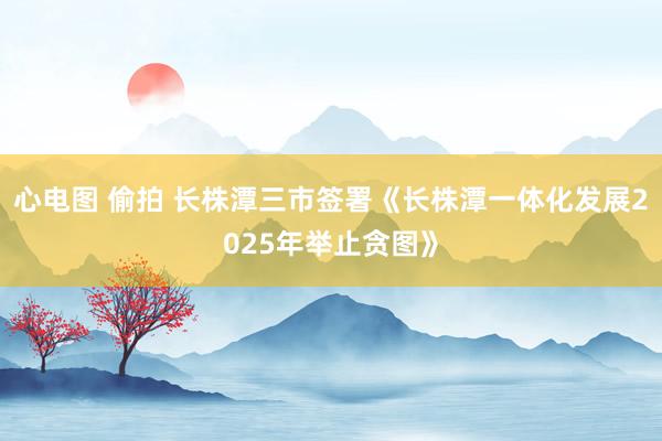 心电图 偷拍 长株潭三市签署《长株潭一体化发展2025年举止贪图》