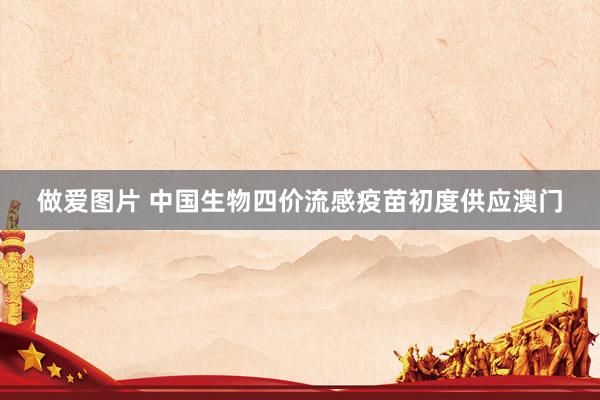 做爱图片 中国生物四价流感疫苗初度供应澳门
