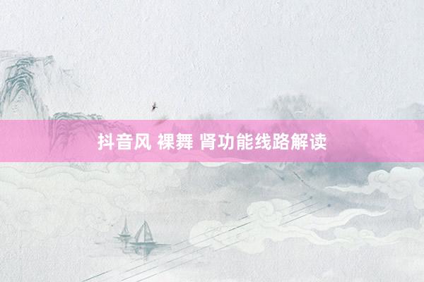 抖音风 裸舞 肾功能线路解读