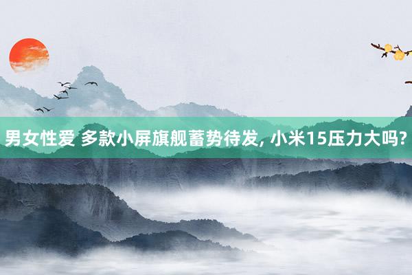 男女性爱 多款小屏旗舰蓄势待发， 小米15压力大吗?