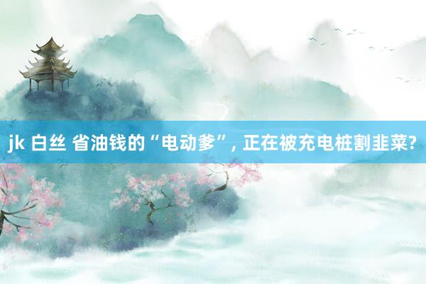 jk 白丝 省油钱的“电动爹”， 正在被充电桩割韭菜?