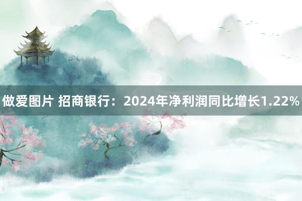 做爱图片 招商银行：2024年净利润同比增长1.22%